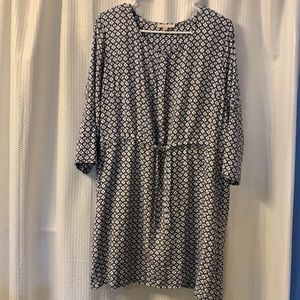 Navy and White dress